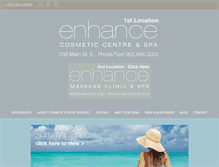 Tablet Screenshot of enhance.ca