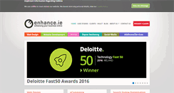 Desktop Screenshot of enhance.ie
