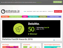 Tablet Screenshot of enhance.ie